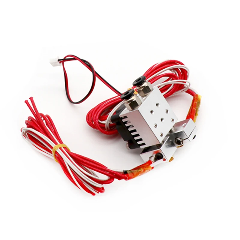 Двойной Экструдер 3D Chimera Hotend Kit 2 в выхода с двойной головкой вентилятором
