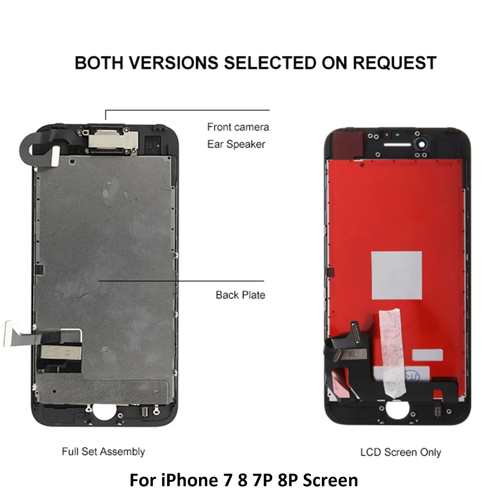 Полный комплект ЖК-дисплей для iPhone 7 8 Plus ЖК-экран в сборе замены 7P P тонкий