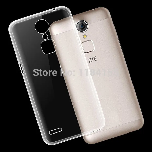 JONSNOW Case for ZTE Blade A1 / 5 inch Super Slim Soft Silicone Skin Gel TPU Clear Phone Back Protective Cover |