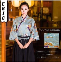 new unisex japanese korea style medium sleeve chef cook uniform set waiter work wear restaurant cook topdress f85r7