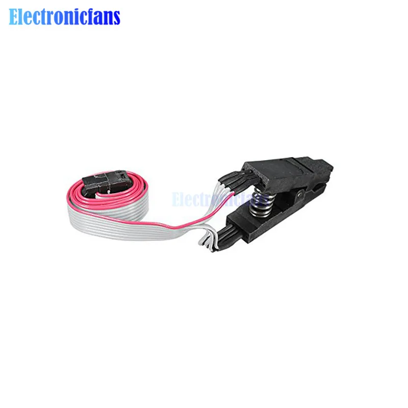 SOIC8 SOP8 тестовый зажим для EEPROM 93CXX/25CXX/24CXX + CH341A 24 25 серия Flash BIOS USB программатор