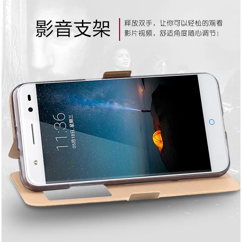 

2pcs For zte blade v7 lite phone case flip case leather back cover silicon soft cases For zte blade v7 lite flip cover shell