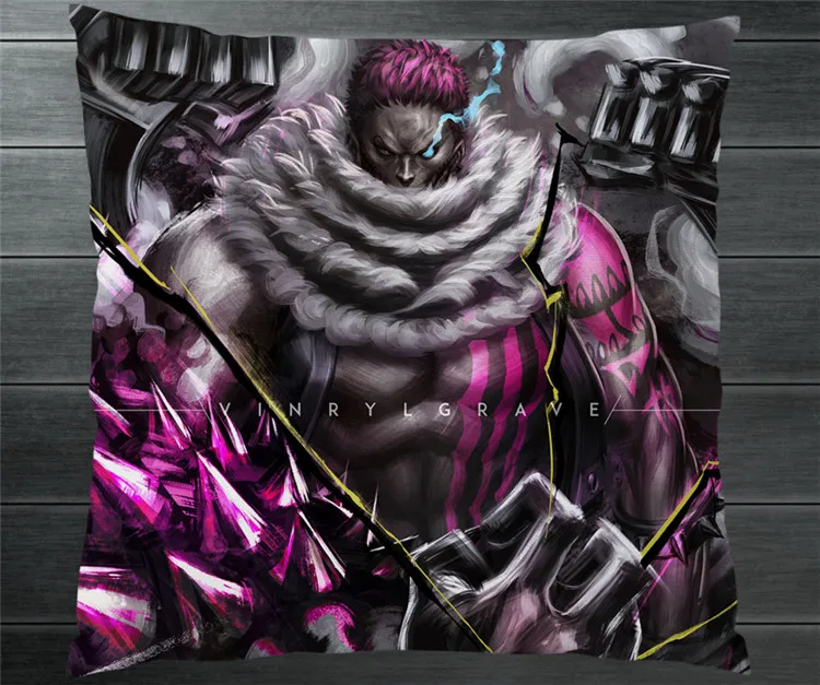 Аниме One Piece Two Side Charlotte Katakuri 40x40 см наволочка чехол для подушки Чехол Подушка