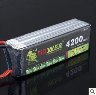 

1pcs Lion Power 14.8V 4200MAH 30C max 35CLiPo RC Battery For Airplane