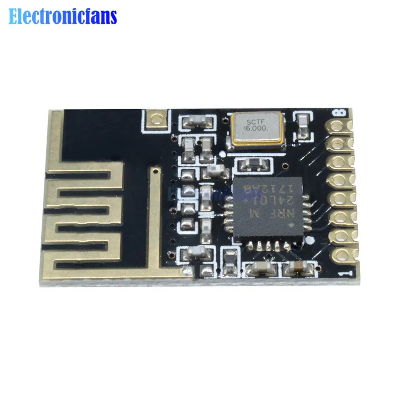 Беспроводной модуль NRF24L01 SMD 2 4 ГГц 5 В мини-усилитель мощности приемник