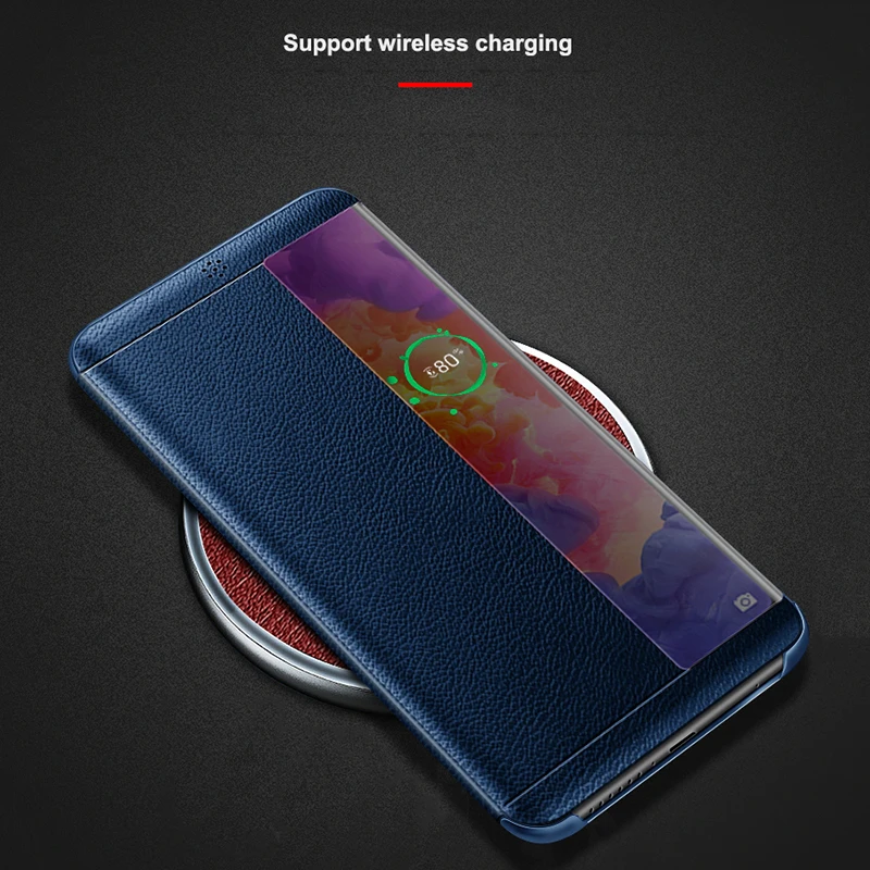 Роскошный чехол-книжка из натуральной кожи для Huawei P20 Pro чехол чехлы телефонов |