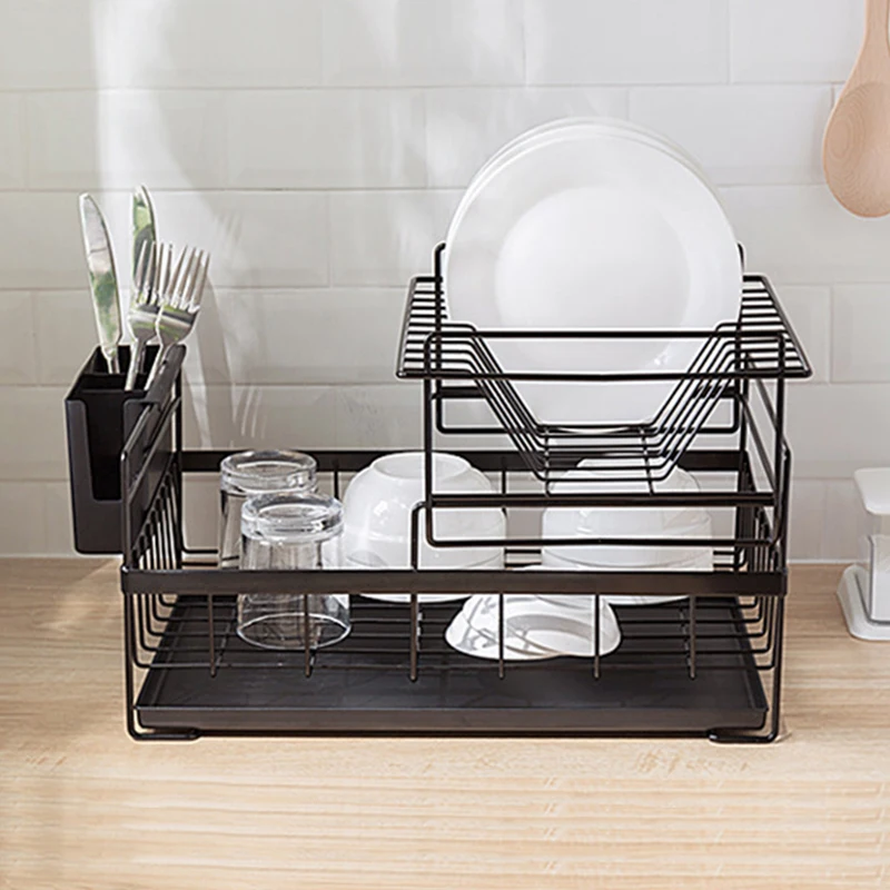 Скандинавская кухонная многофункциональная сушилка из кованого железа белая