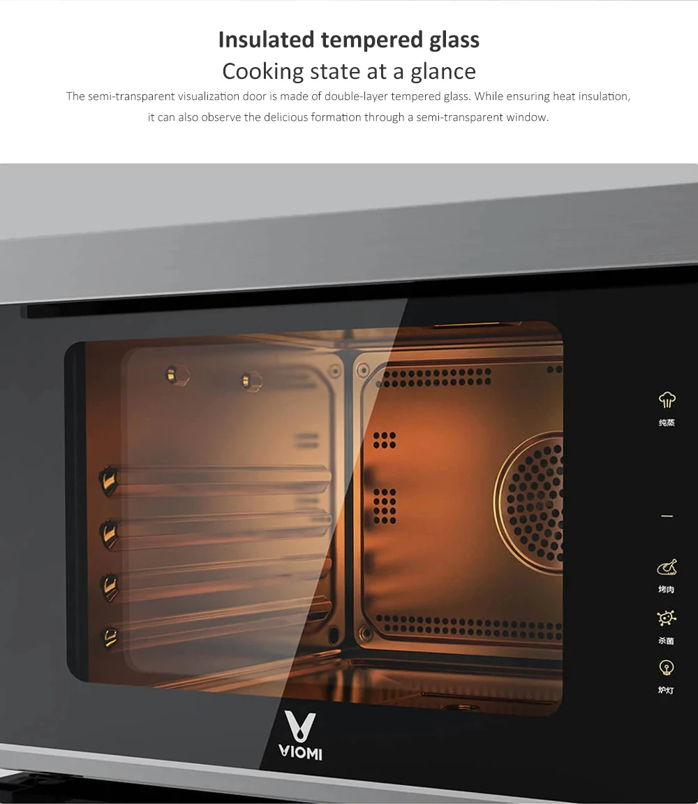 Xiaomi VIOMI VSO2802 28L 3D Подогрев паром выпечки многофункциональная машина