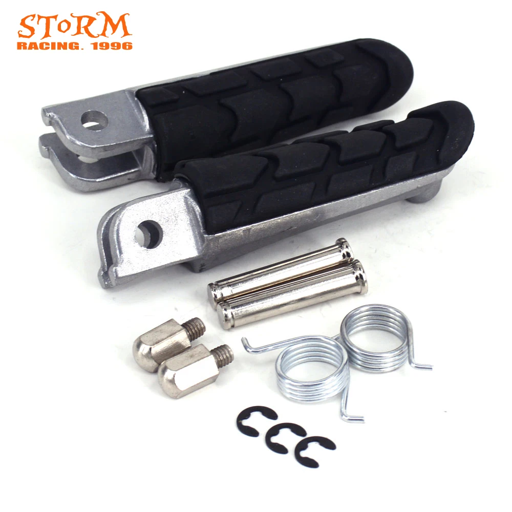 Передние Подножки мотоцикла подножки алюминиевые педали для Honda CBR600F Hurricane CBR600 F3 F4