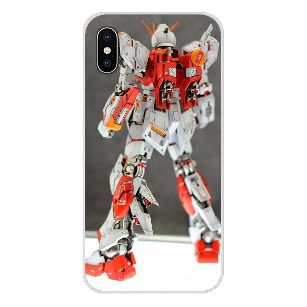 Для Motorola Moto X4 E4 E5 G5 G5S G6 Z Z2 Z3 G G2 G3 C Play Plus прозрачный чехол из ТПУ Аниме Gundam Rx Illust Toy Space