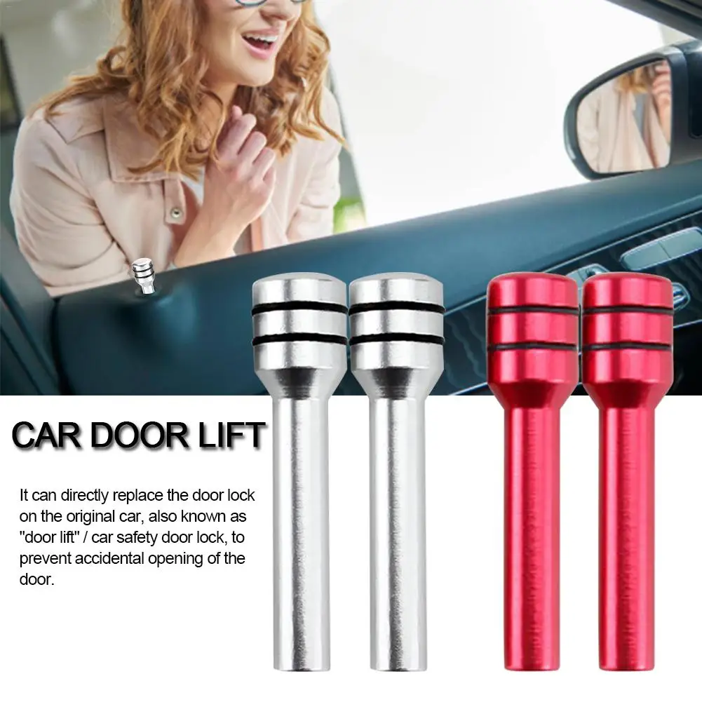 2 шт. Автомобильная дверь из алюминиевого сплава подъемник дверная кнопка