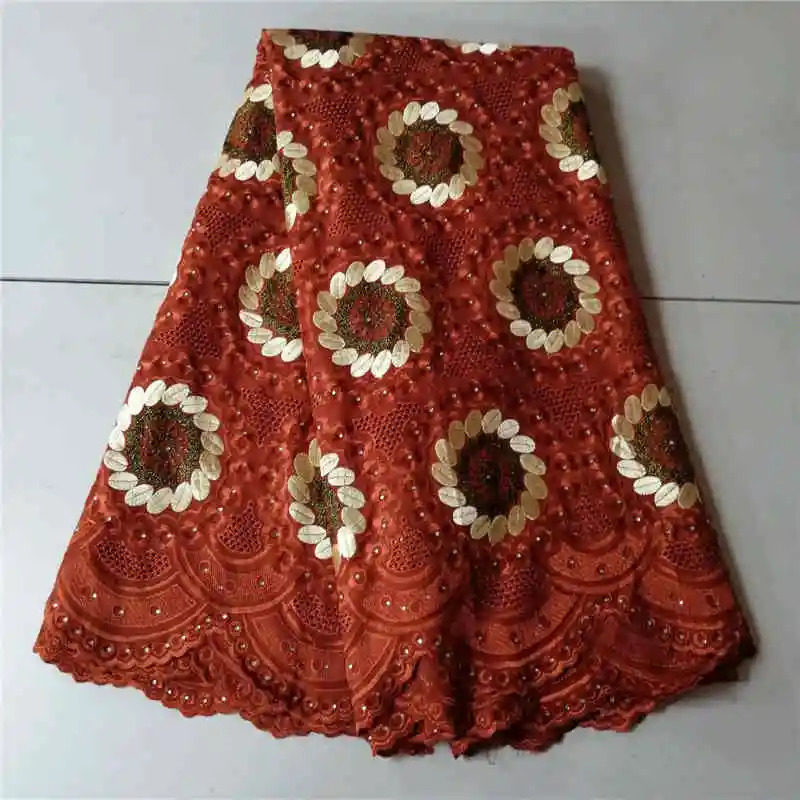 As Picture Фабрика предлагает супер качество Африканский хлопок кружева с камнями в белой ткани для нигерийских вечерние/Свадебные платья NX558v - Цвет: As Picture