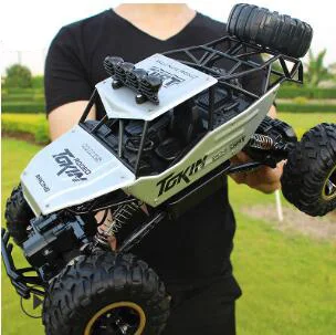1/12 Радиоуправляемый двухмоторный привод Bigfoot автомобиль внедорожник с светильник 4WD Rock Crawlers 4x4 вождение автомобиля 2,4 ГГц электрические игрушки - Цвет: g 28cm