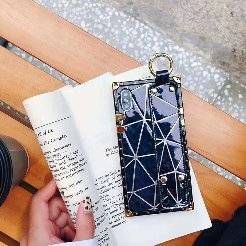 HOKEJ новый браслет + кольцо ТПУ силиконовый чехол для iPhone 6 7 8 XS XR Max flash мягкий |
