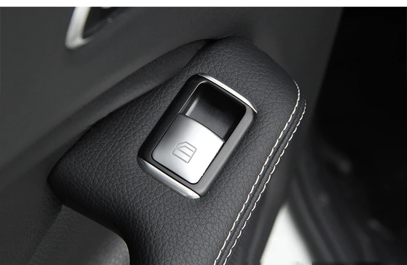 SRXTZM для Mercedes Benz W204 A B C E GLA CLA GLK GLE class W204 W212 окна автомобиля очки Кнопка подъема крышка переключатель наклейки отделка