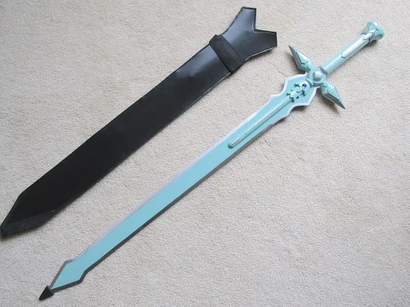 S0075 аниме меч арт онлайн KAZUTO KIRIGAYA KIRITO'S DARK REPULSER GREEN 44&quot|dark repulser|kirito sword dark repulsersword art