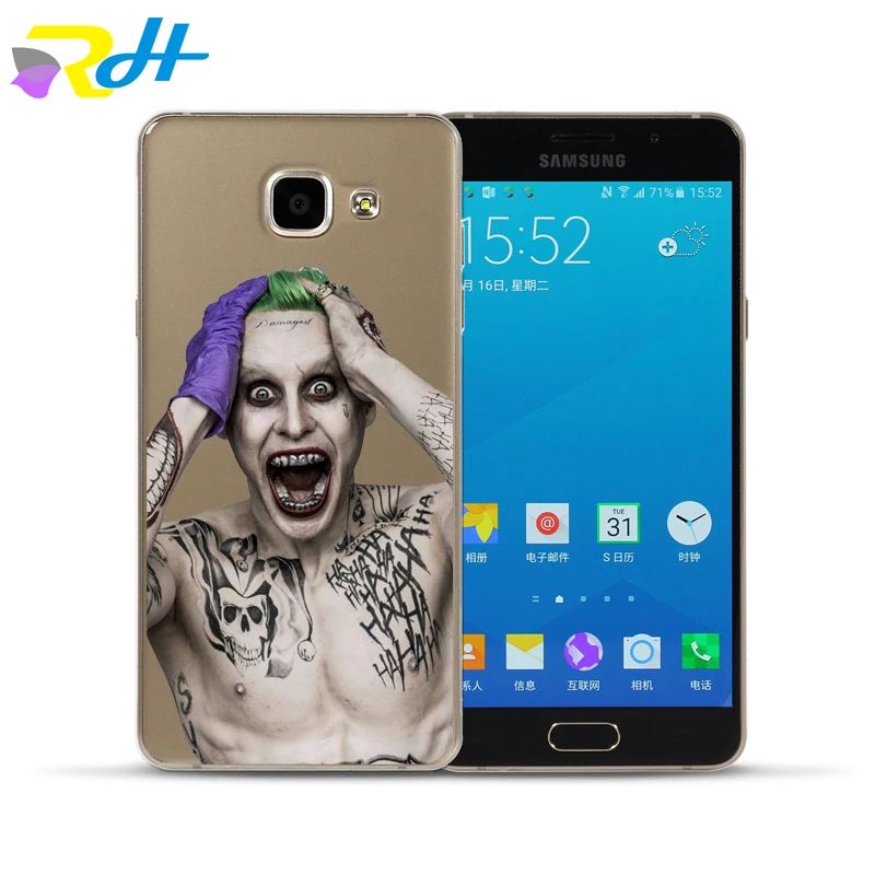 Fashion cool suicide squad female clown series silicone phone case for Samsung galaxy A52017 Case |