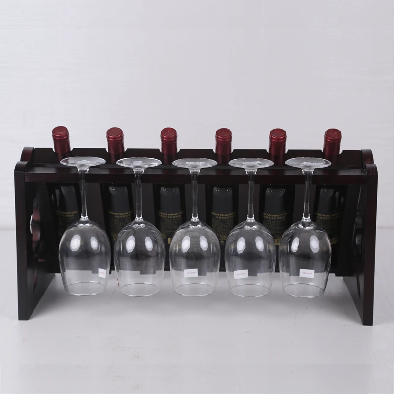 Винтажная деревянная рамка для вина орнаменты витрина винных чашек барная