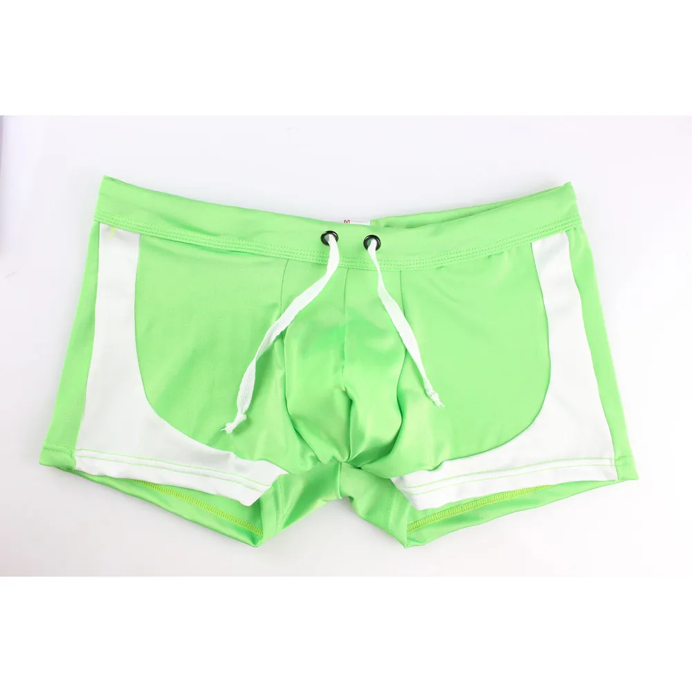 Green Летняя одежда для плавания мужской купальный костюм Maillot De Bain купальные костюмы для мальчиков шорты-Боксеры плавки для плавания нижнее белье для серфинга купальные шорты - Цвет: Green