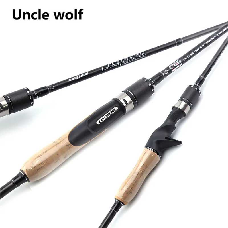 Карбоновый спиннинг 1 98 м Baitcasting Rod Lure углеродный стержень|baitcasting rod|spinning rodbass rod |