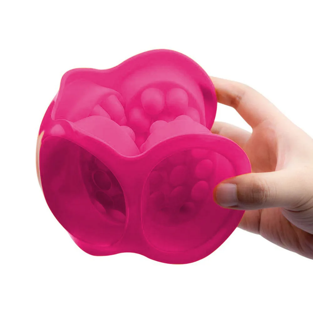 Полость 3D силиконовые формы массаж DIY Fondant (сахарная) мыло лоток для пудинга-мусс