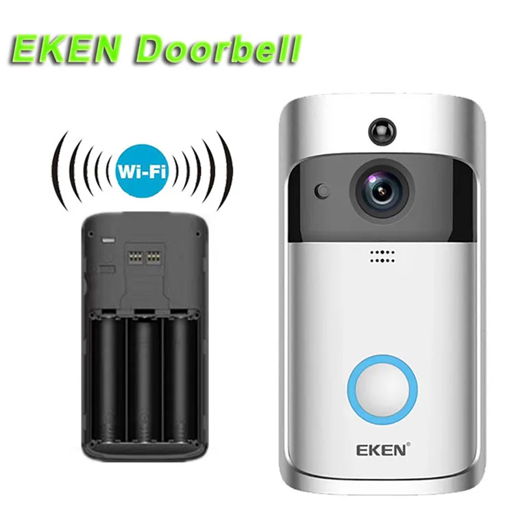 EKEN домашний видео беспроводной дверной звонок 720P HD Wifi в реальном времени