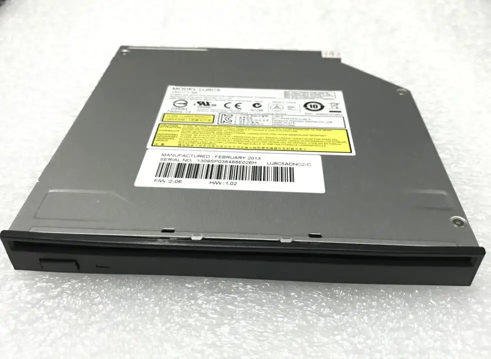 TPFEEL Новый 12 7 мм SATA слот в DVD Оптический привод 8X горелка dvd писатель UJ8C5 UJ 8C5 UJ875A|dvd