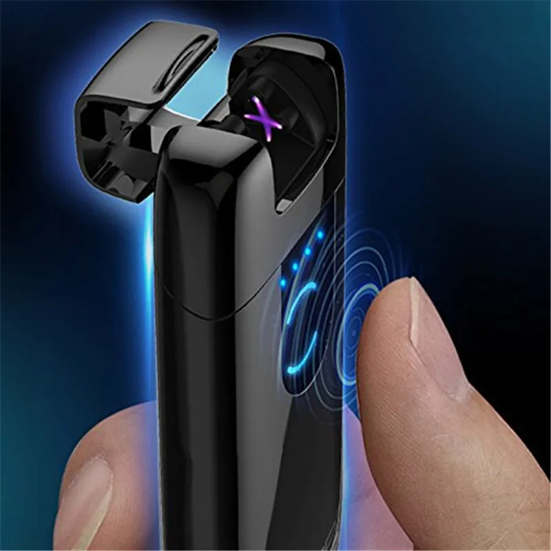 Ветрозащитная дуга Зажигалка Usb перезаряжаемая беспламенная электронная