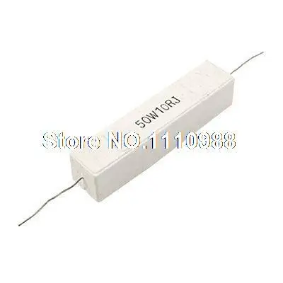 

10 Ohm 50W Ceramic Cement Power Resistor 50 Watt 10R 5%