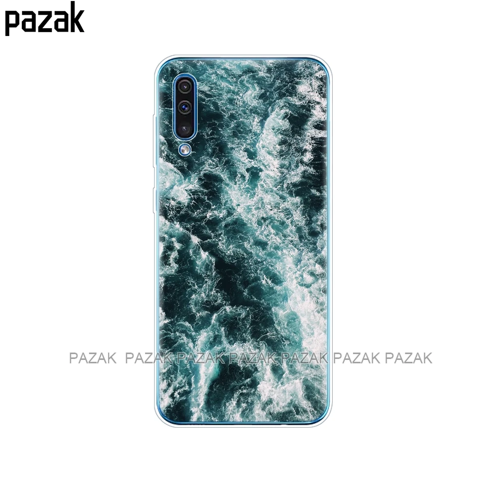 61524 Чехол для Samsung Galaxy A50, силиконовый прозрачный чехол на заднюю панель телефона для Samsung A50 A505 A505F, SM-A505F, мягкий чехол 6,4, чехол, бампер - Цвет: 61524