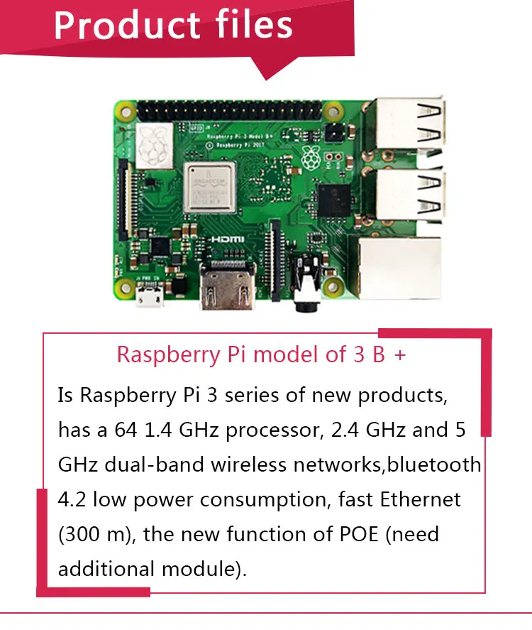 Raspberry Pi 3 Model B+ Raspberry Pi Raspberry Pi3 B Plus Pi 3 Pi 3B с WiFi и Bluetooth