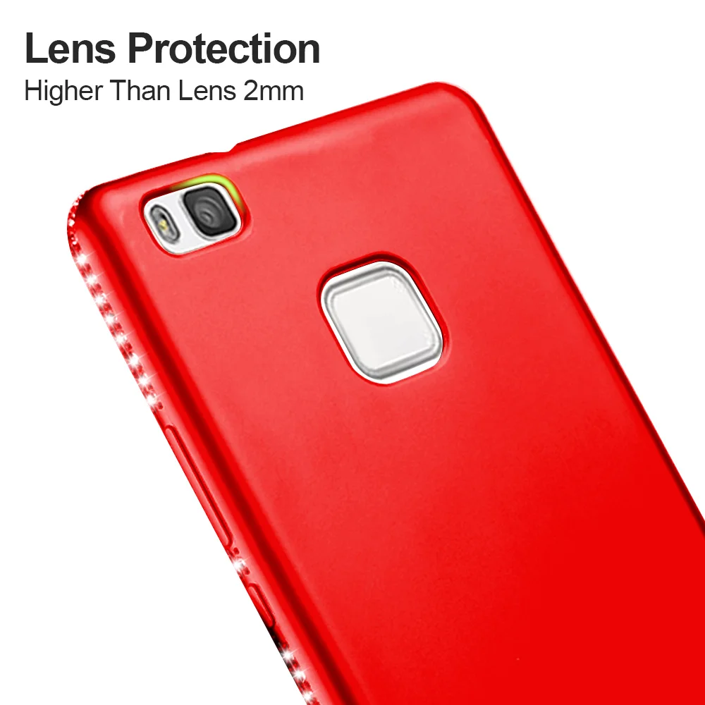 TOMKAS Блестящий силиконовый чехол для huawei P20 Lite Чехлы P10 TPU телефона P8 P9 2017 |