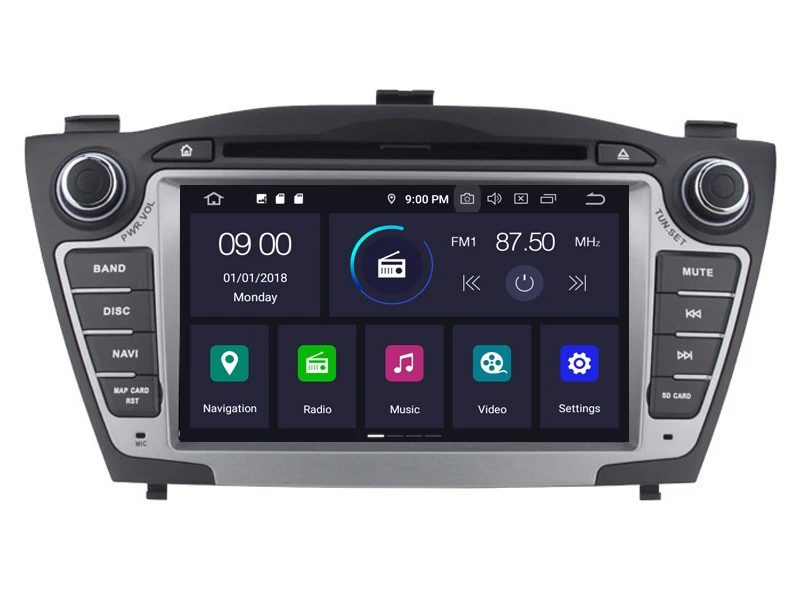 PX6 Android 9 0 Автомобильный DVD плеер для HYUNDAI ix35 2010-2013 Авто Радио Стерео sat