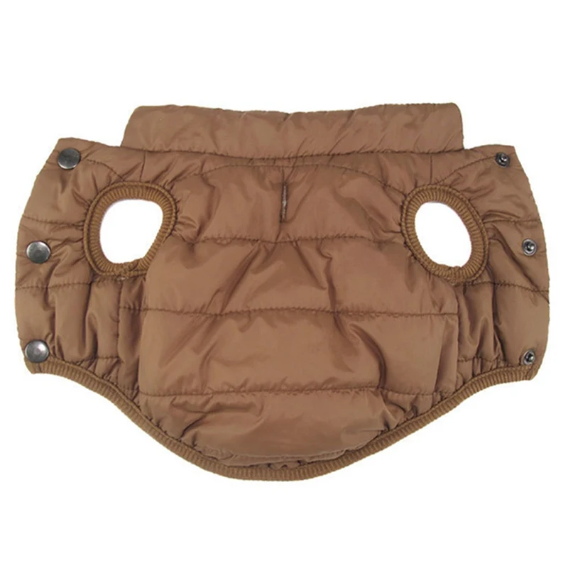 

Pet Dog Warm Vest for Chihuahua Small Medium Dogs Puppy Winter Autumn Dog Coat Unisex Solid Jackets Button decor