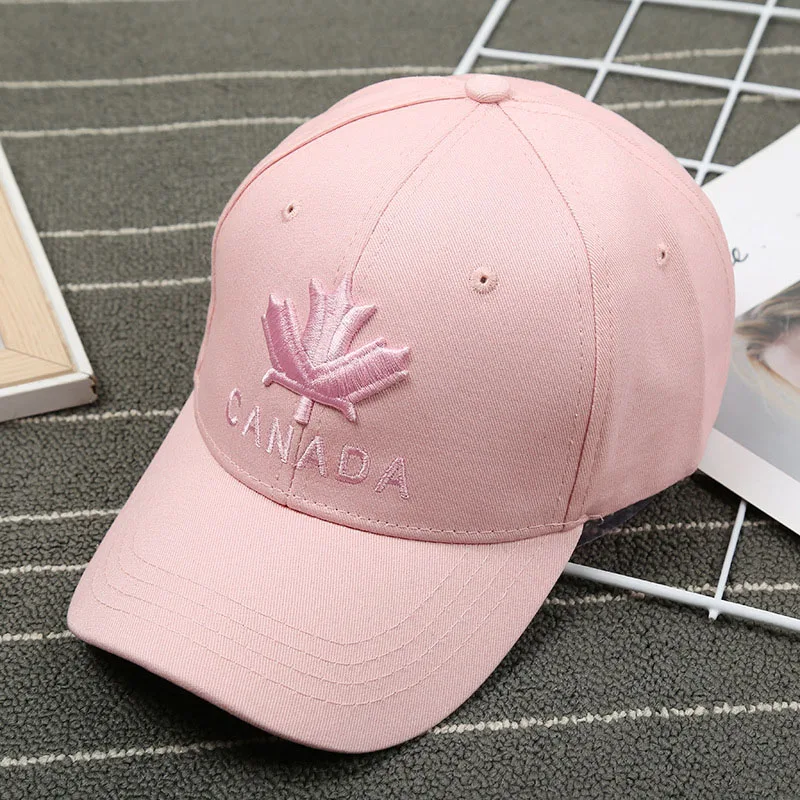 2018 Новый Канада Бейсбол Кепки вышивка кленовый лист Snapback хлопок хип-хоп Bone для
