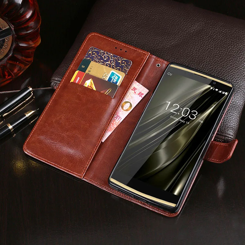 Чехол Oukitel K7 роскошный откидной из искусственной кожи для K 7 чехол бумажник с