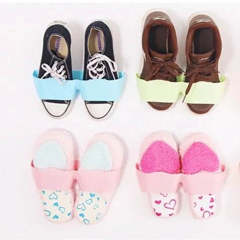 Мода трехмерная настенные полка для обуви конфеты цвет пасты мебель Кабинета DIY