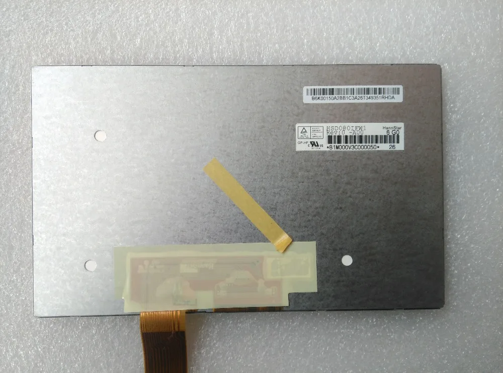 Автомагнитола Hanstar HSD080FIW1 8 дюймов 1024 600 cartpanels CLAA080NA12CW 40Pin Универсальная