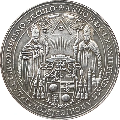 1682 Австрия копия монет 43 мм