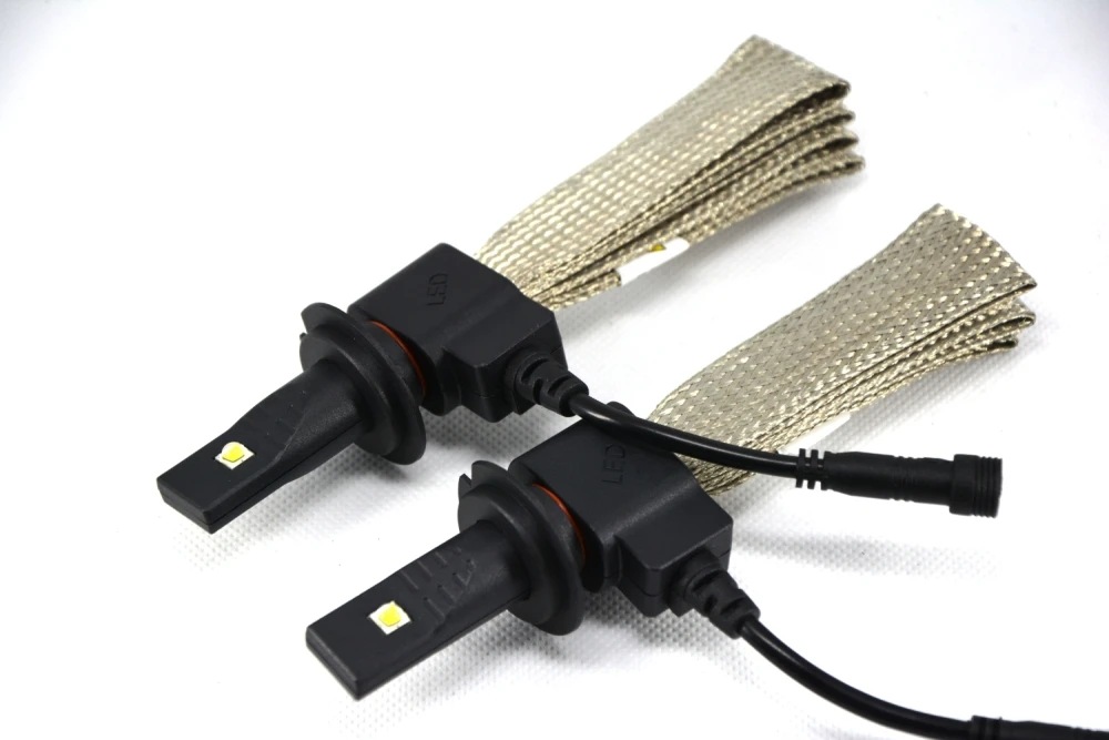 1 компл. H7 40 Вт 5000LM G5 светодиодные фары Тонкий Conversion Kit безвентиляторный lumiled luxeon MZ