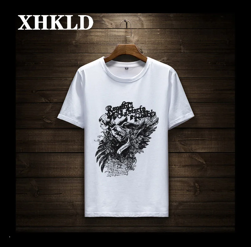 Summer New Casual Men T-Shirt 2018 Brand Letter Printing Short sleeve Top quality 100% Cotton Funny Homme | Мужская одежда