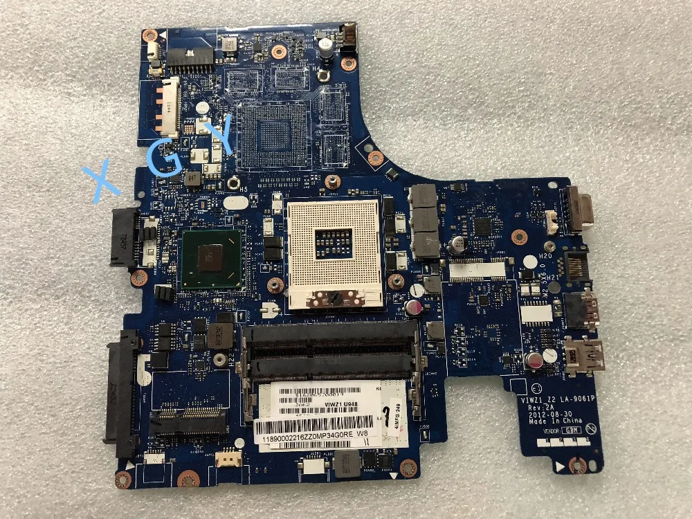 Материнская плата для ноутбука Lenovo Z400, системная плата 100%, тест ОК Материнская плата для ноутбука Lenovo Z400, системная плата 100%, тест ОК
