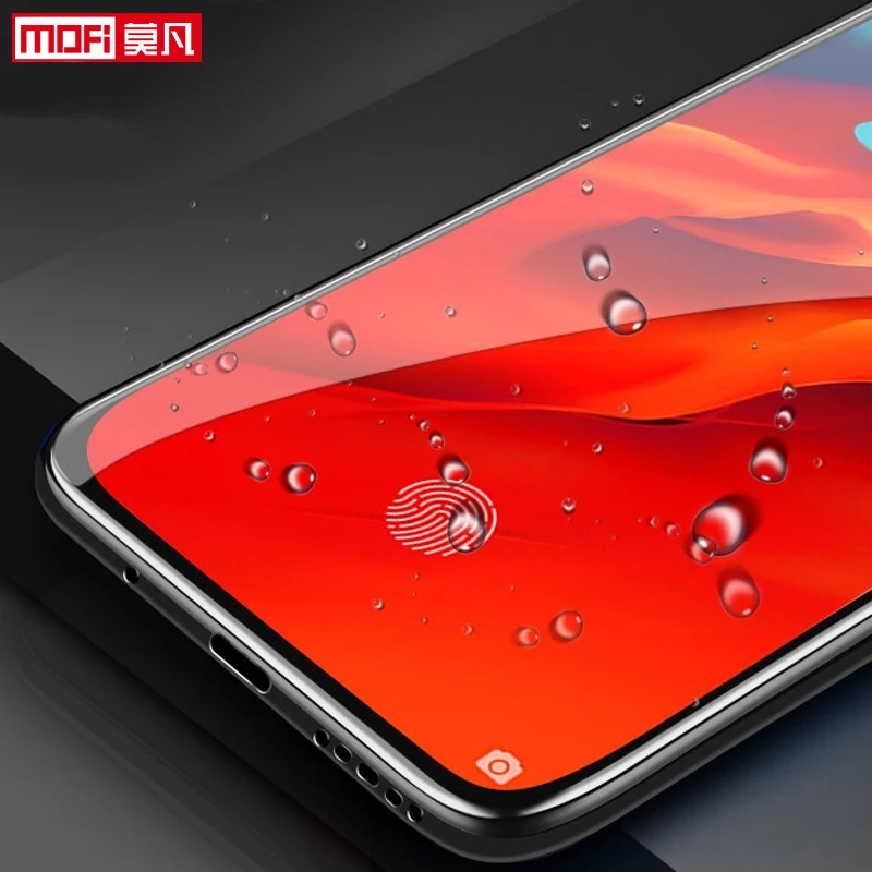 Закаленное стекло для lenovo z6 lite защита экрана полное покрытие полный клей 9H Mofi