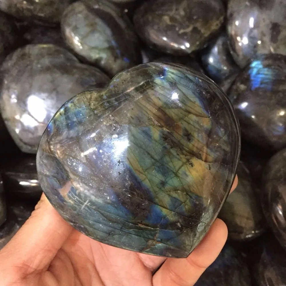 Около 350 г высокое качество натуральный тяжелый флэш Лабрадорит кристалл