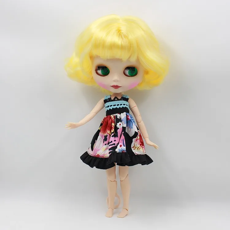 Желтые волосы шарнирная кукла для тела Blyth бесплатная доставка JBAD 35 | Игрушки и