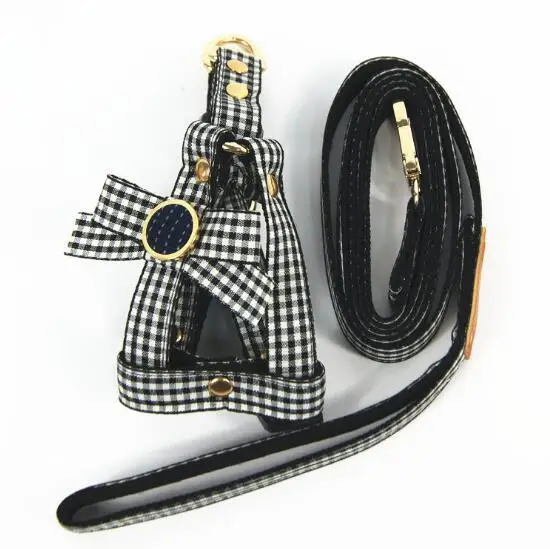 Ошейник для собак Регулируемая Одежда щенков и поводок жилет ошейник питомца