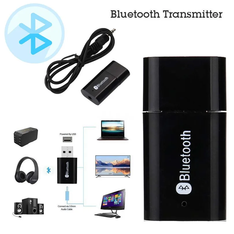 Беспроводной USB Bluetooth музыкальный аудио стерео приемник подходит для автомобиля