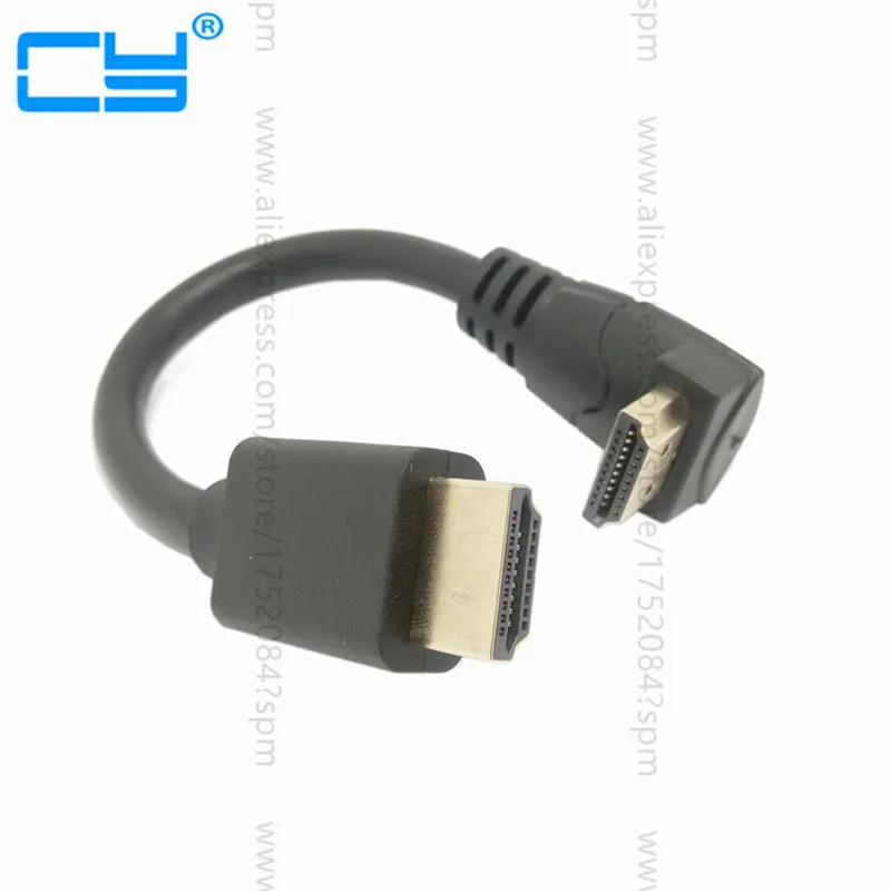 Кабель HDMI 2 0 с углом обзора 90 градусов кабель к 4k 4K 1080P 3D для PS3 проектора HD