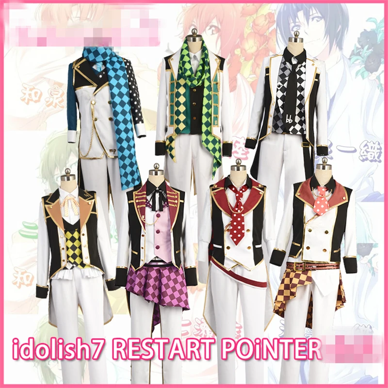 Японская популярная игра idolish7 перезапуск указатель все Menber Косплей Костюм