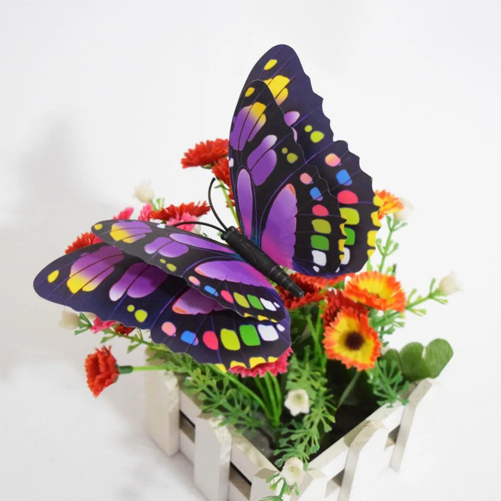 15 см Art Design Наклейка Декора Дома Стикера Стены Номера Украшения 3D Бабочки | Дом и